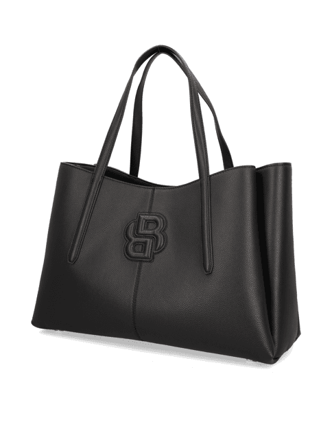 Kabelka Shopper BOSS, černá