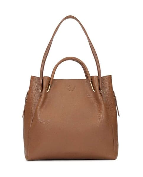 Kabelka Kazar Large brown handbag with original handles