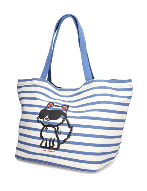 Kabelka Shopper Karl Lagerfeld, modrá