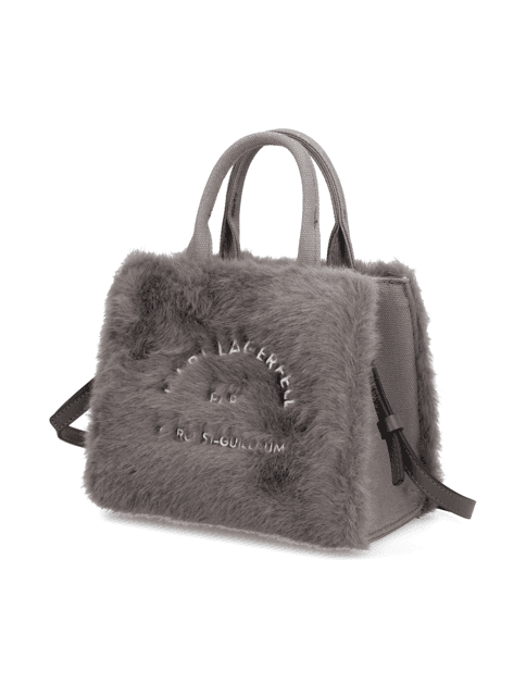 K/rsg square fur mini tote Karl Lagerfeld