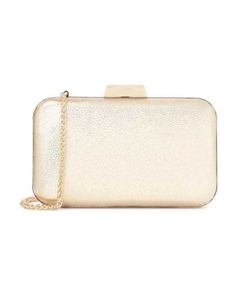 Psaníčko Kazar Gold stiff pouch box bag