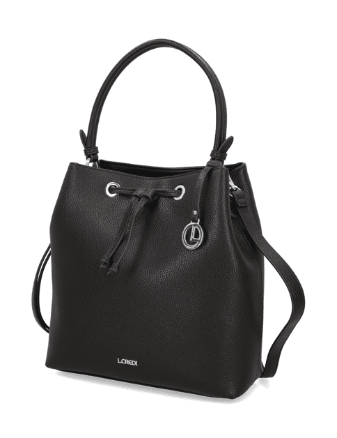 Kabelka L.Credi Hobo Ebony, černá