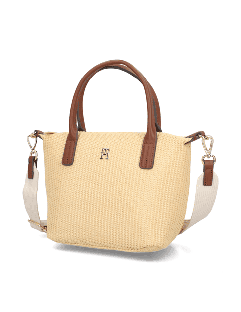 Kabelka přes rameno Tommy Hilfiger Popette Mini Tote Raffia