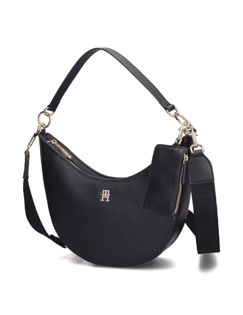 Kabelka Hobo Tommy Hilfiger, modrá