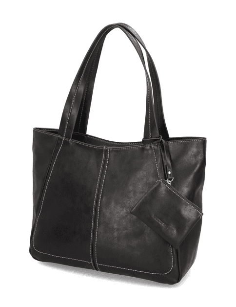 Kabelka Shopper Lazzarini, černá