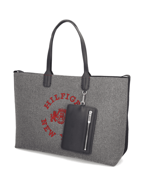 Kabelka Tommy Hilfiger Iconic Tommy Tote Wool Logo
