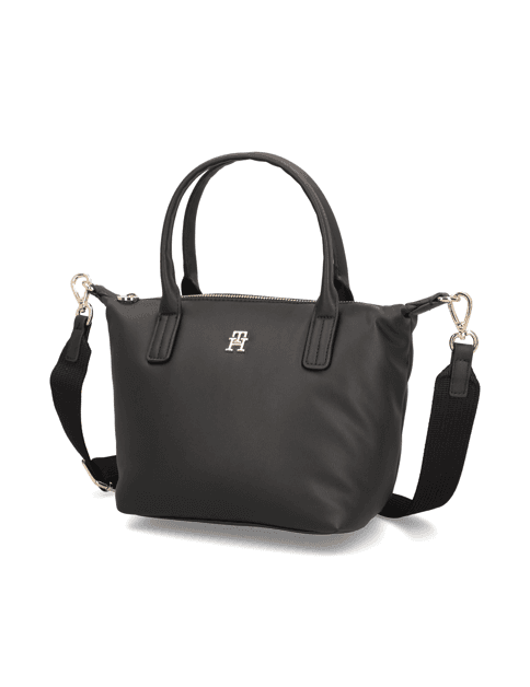 Kabelka přes rameno Tommy Hilfiger Popette Soft Mini Tote, BDS, černá