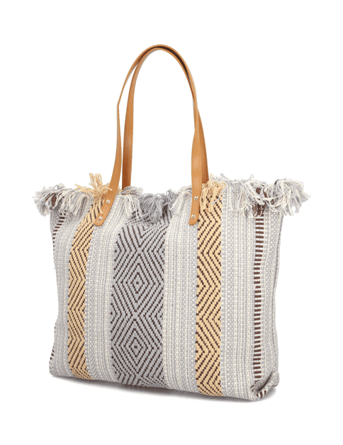 Bavlna kabelka Shopper OMG!, šedá