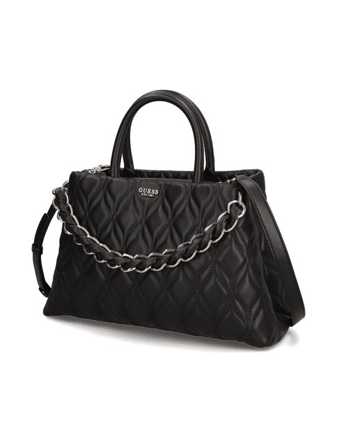 Kabelka Guess Maxine Girlfriend Satchel, černá