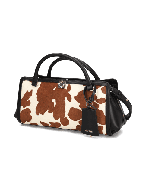 Kabelka Guess Audrey SML Girlfriend Satchel, hnědá