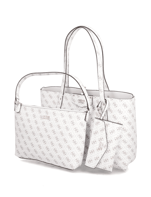 Kabelka Guess ECO Brenton Tote, bílá