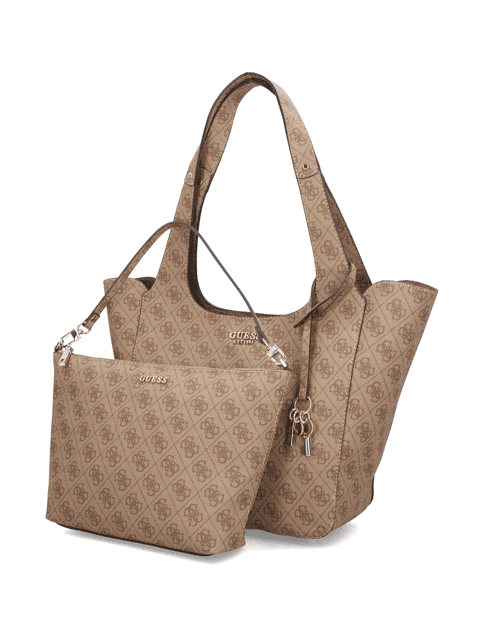 Kabelka Guess Calista Tote, hnědá