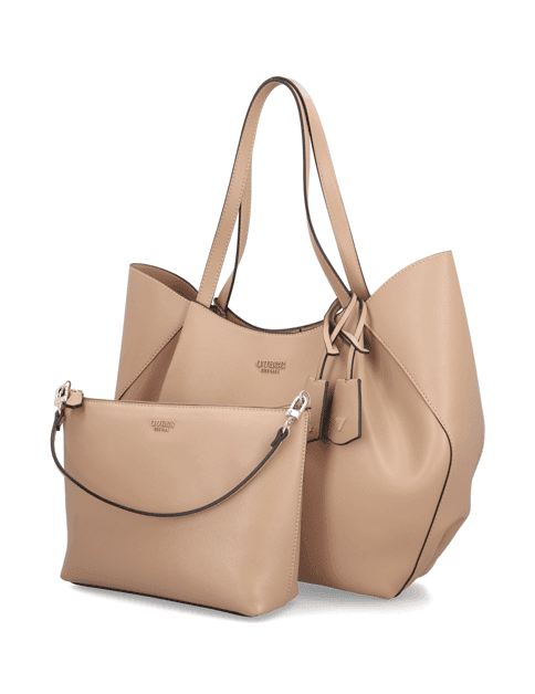 Kabelka Guess Amorette 2 IN 1 Tote, hnědá