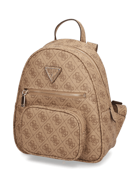 Batoh Guess ECO Elements Small Backpack, hnědá