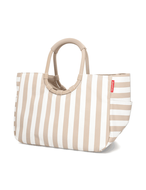 Loopshopper L summerstripes coffee Reisenthel