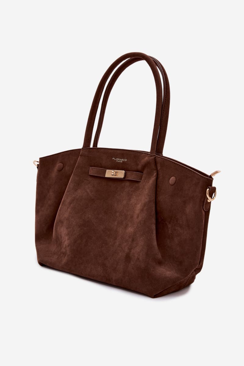 Flora&Co Nellia Shopper Bag z umělé semišky 2