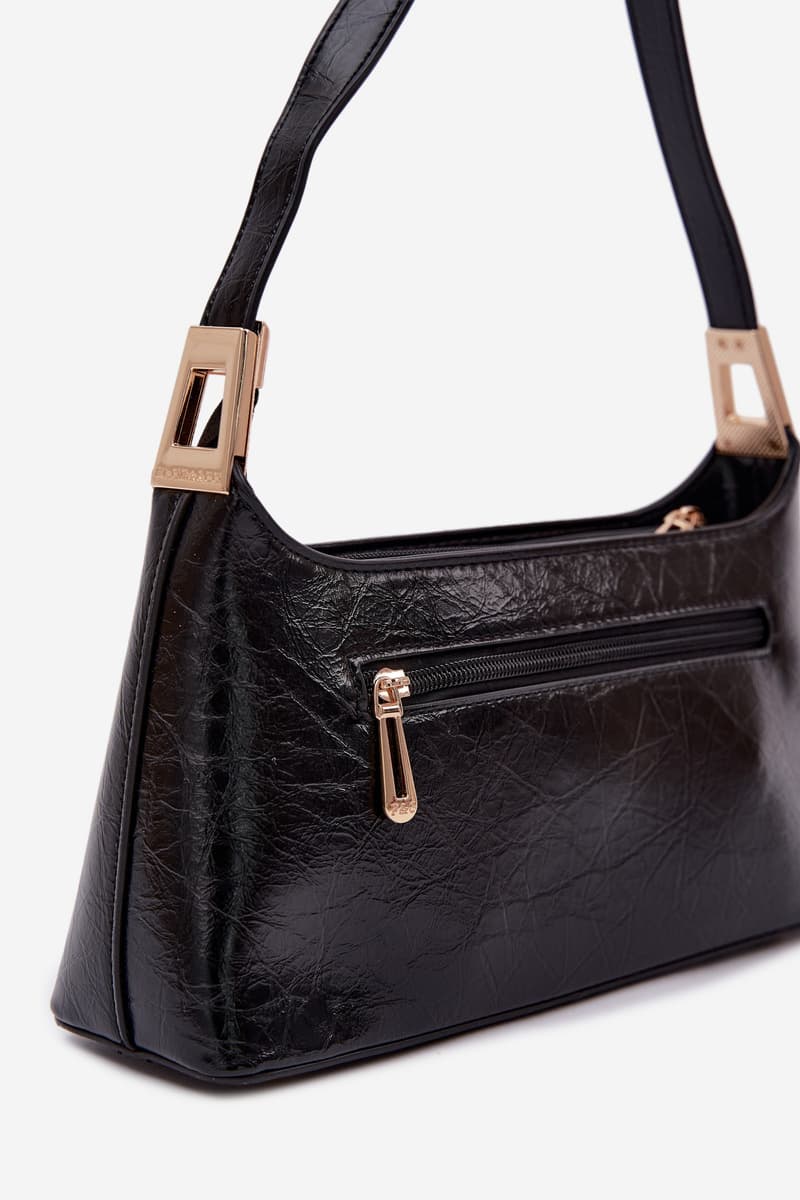 Flora&Co černá eco kožená kabelka Tielle 2