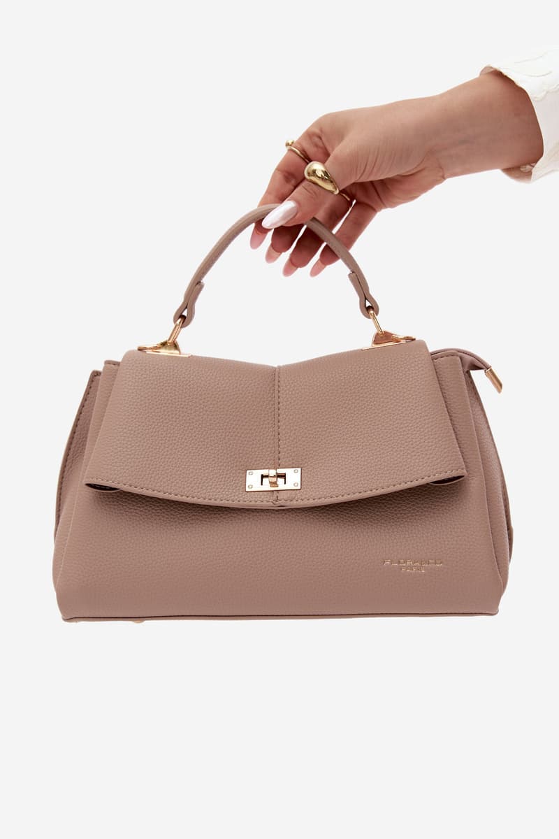 Flora&Co dámská kožená kabelka Beige Sybella 4