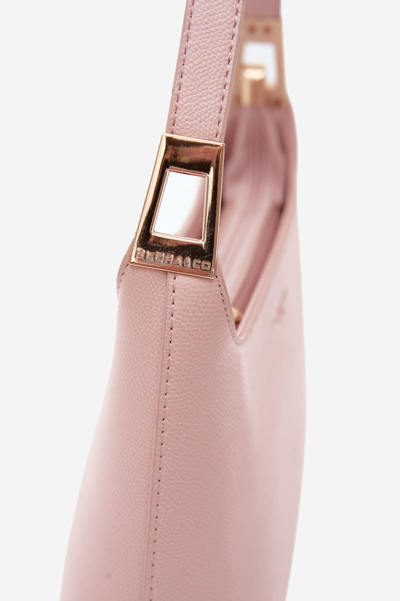 Flora&Co Růžová kožená kabelka Gretta 4