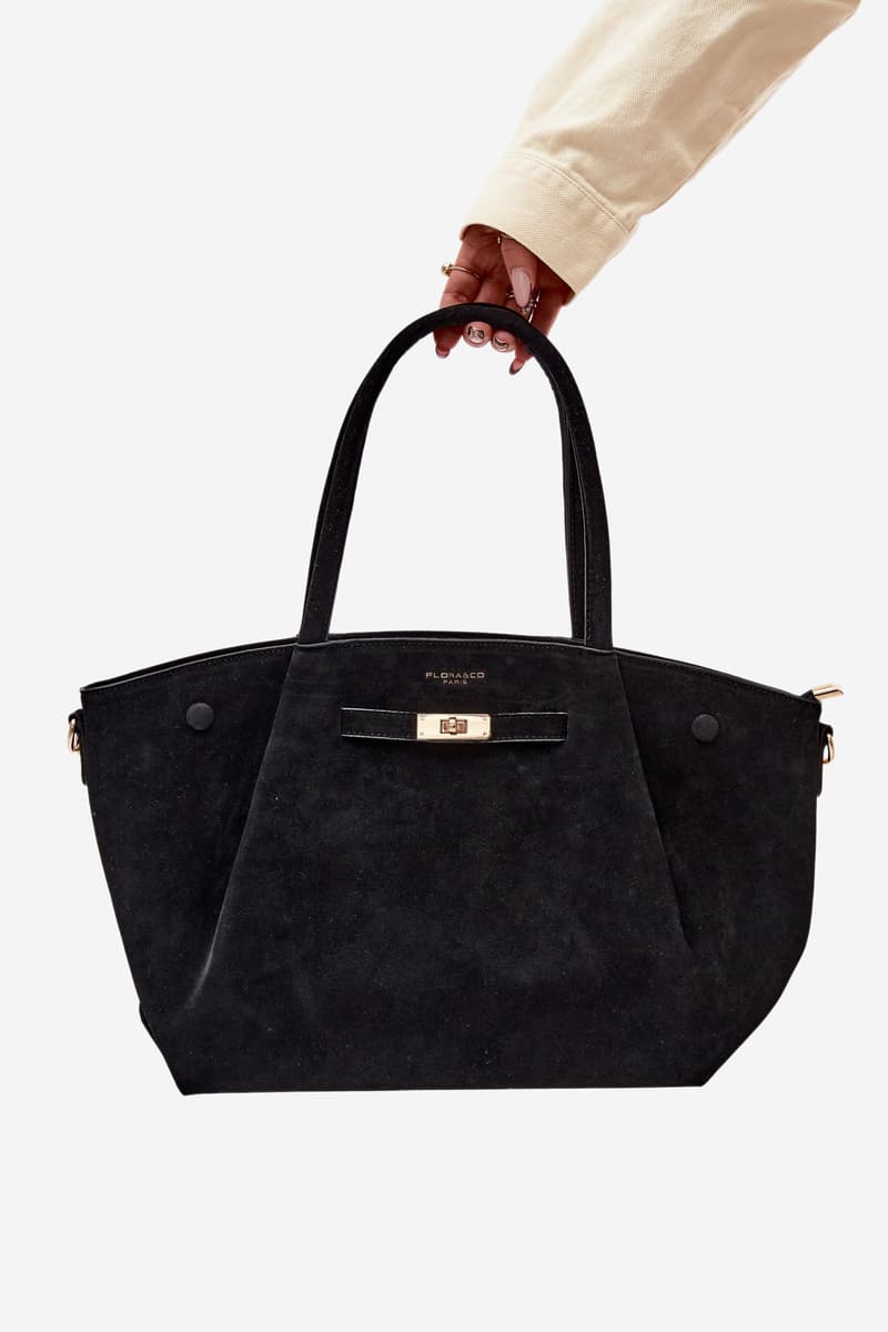 Flora&Co Nellia černá shopper kabelka 2