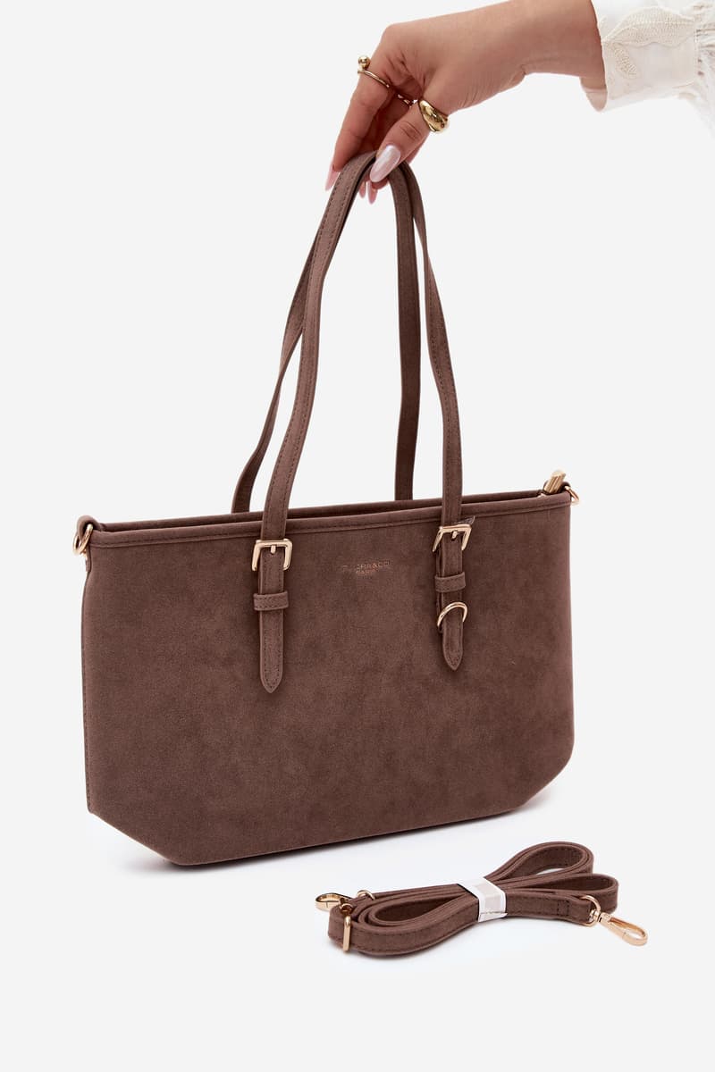 Flora&Co Taupe Shopper Bag 3