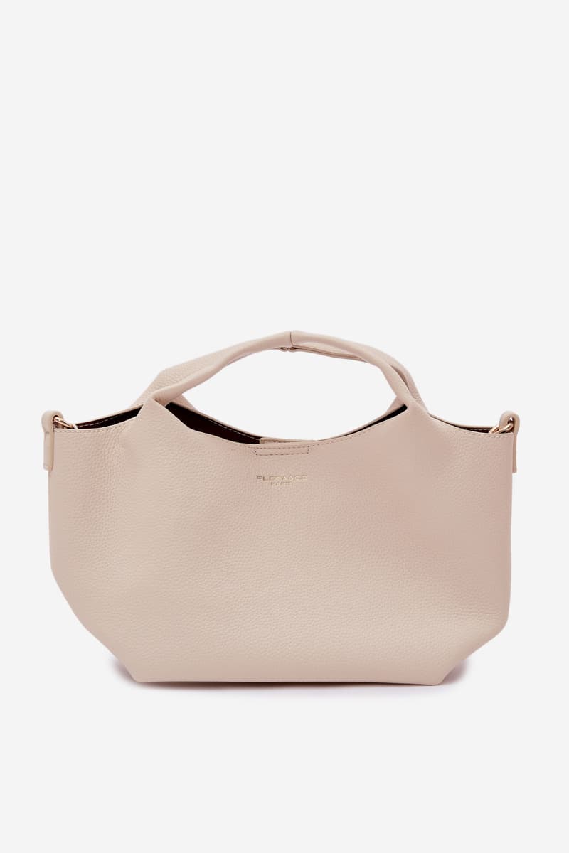 Flora&Co béžová faux kožená kabelka Corisse