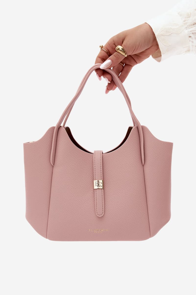 Flora&Co růžová kabelka z umělé kůže 3