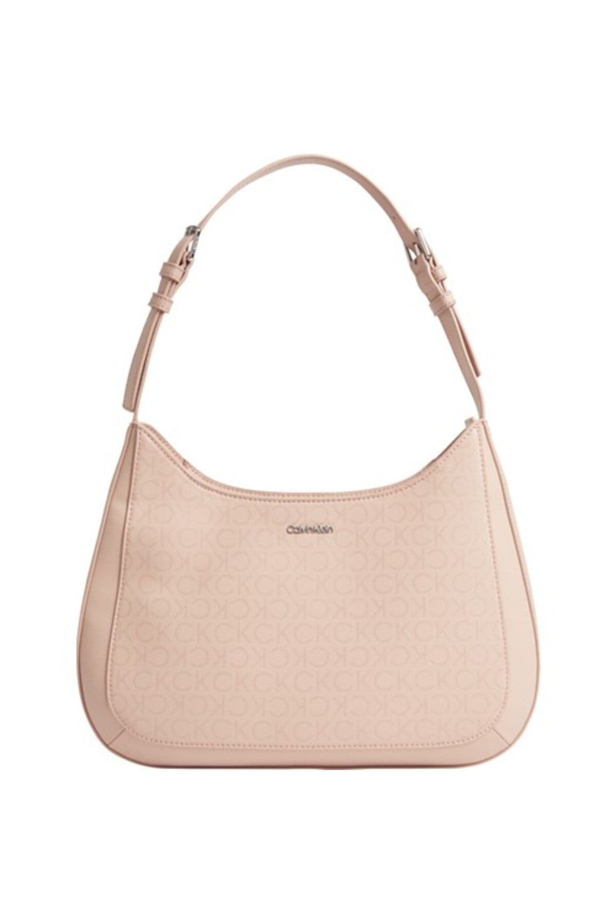 Růžová dámská vzorovaná kabelka Calvin Klein 2