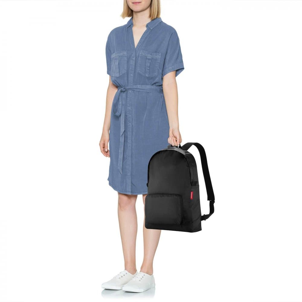 Reisenthel Mini Maxi Rucksack Black – skládací batoh AP7003 3