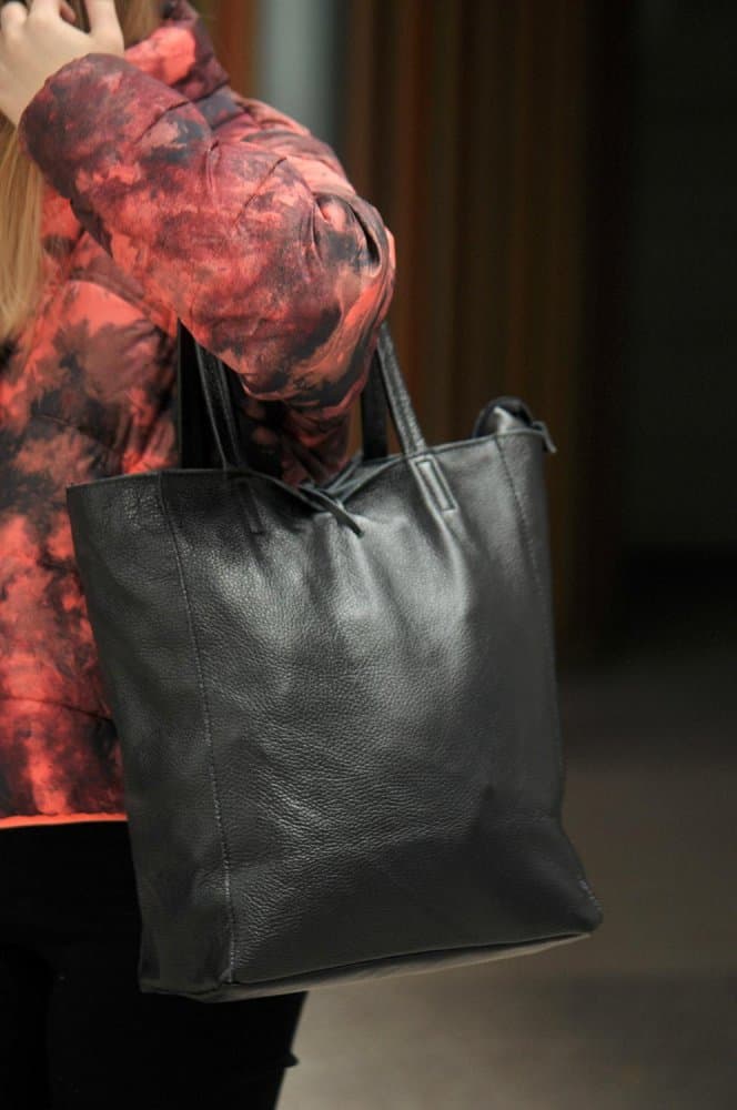 Charm London velká kožená kabelka Elisa L624 černá 6