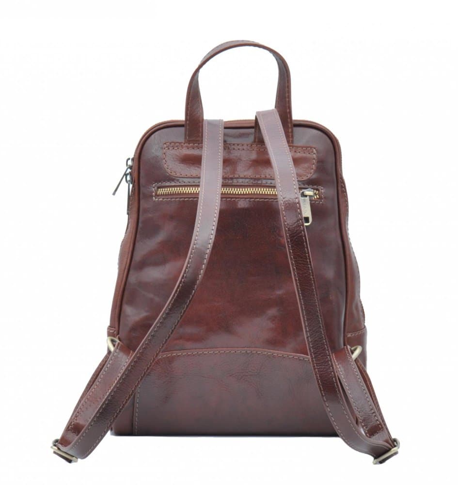 Giglio leather kožený batoh 33 hnědý 5