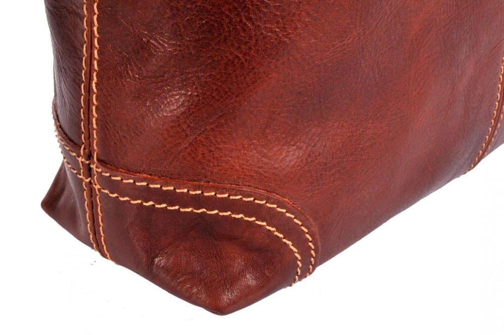Giglio leather velká kožená kabelka 307 hnědá 6