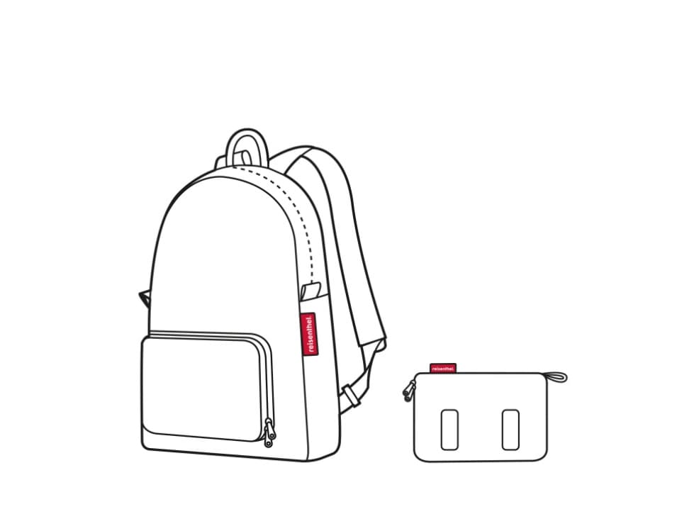 Reisenthel Mini Maxi Rucksack Black – skládací batoh AP7003 6