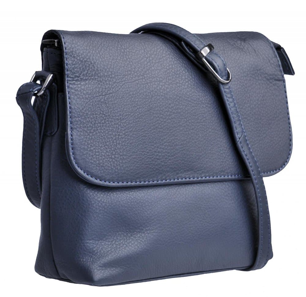 New bags leather malá kabelka přes rameno LB-204 tmavě modrá 3