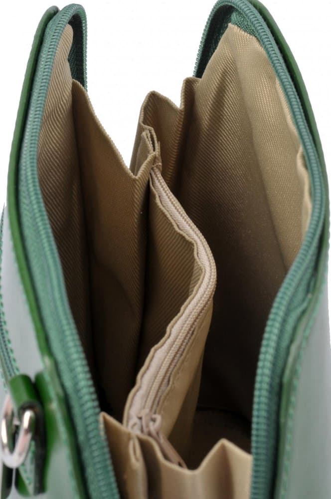 Giglio leather malá dámská kožená kabelka 133 zelená 5