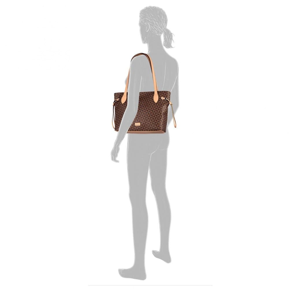 Kabelka Gabor Barina zip shopper mixed brown 8441-136 hnědá 4