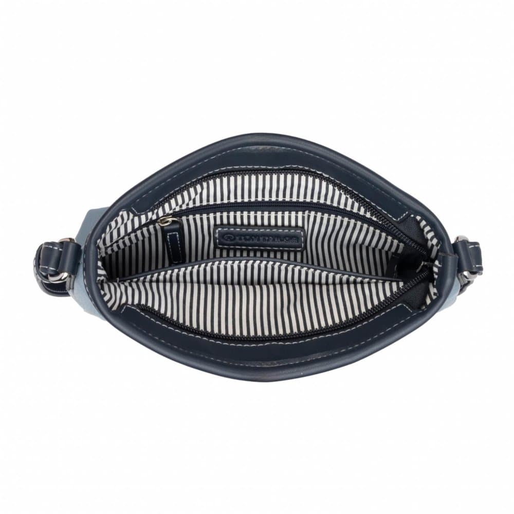 Dámská crossbody kabelka Tom Tailor Leora – modrá elegantní klasika 11377 3