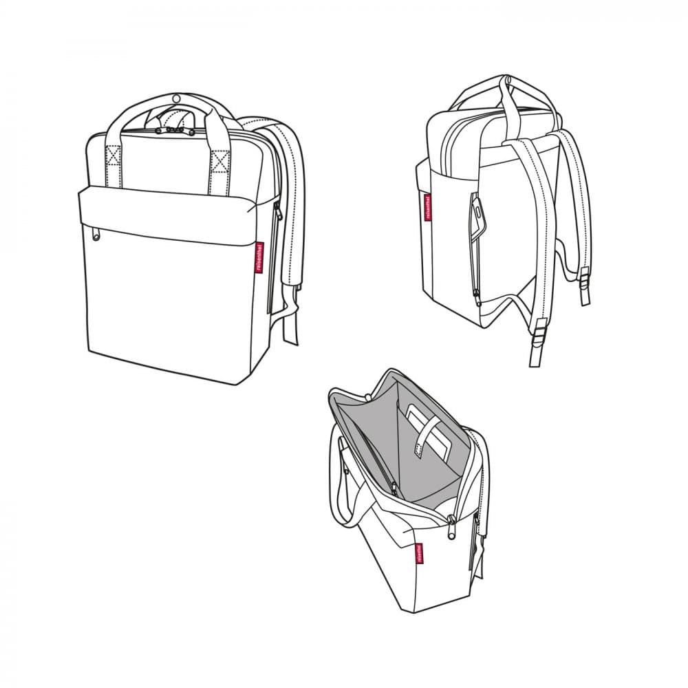 Reisenthel Allday backpack M Black EJ7003 2