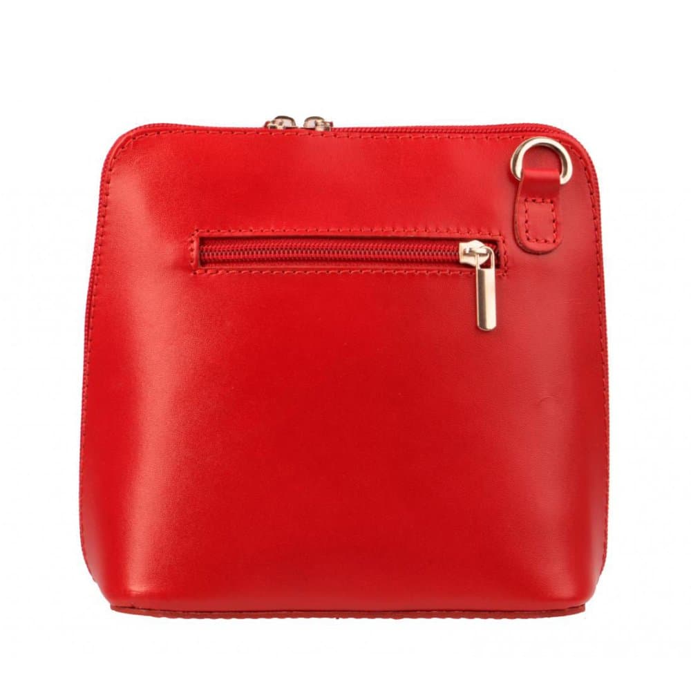 Giglio leather malá dámská kožená kabelka 133 červená 2