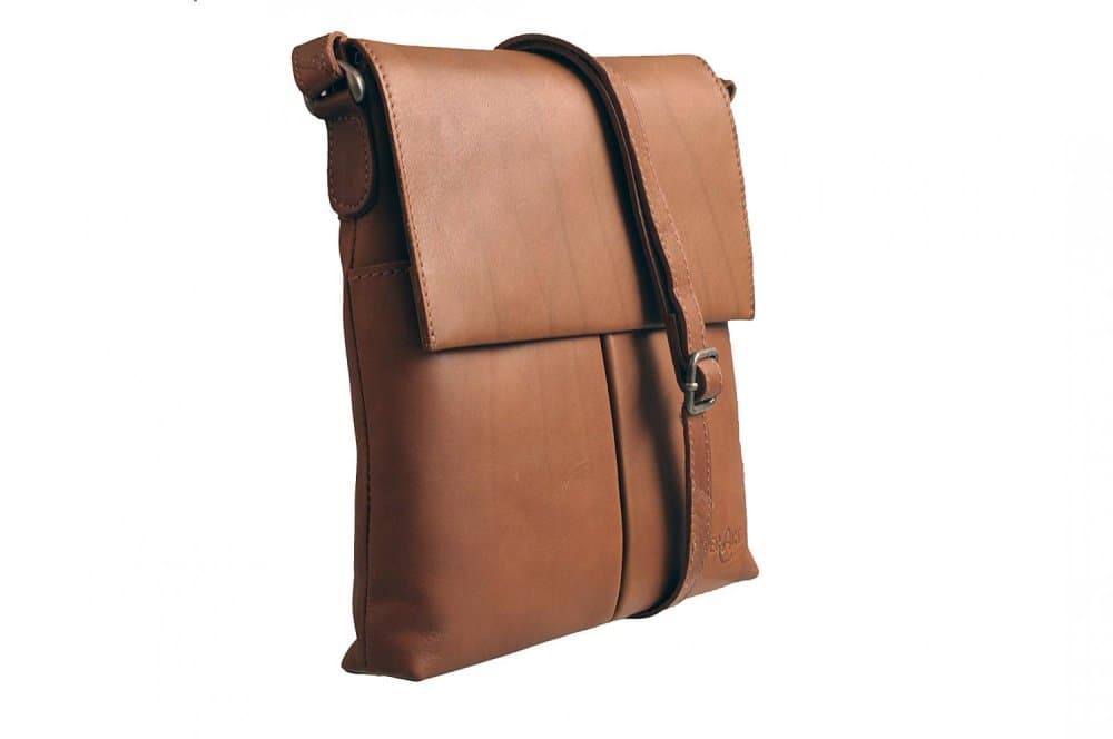 LederArt Kožená kabelka LA-503 hnědá cognac 3