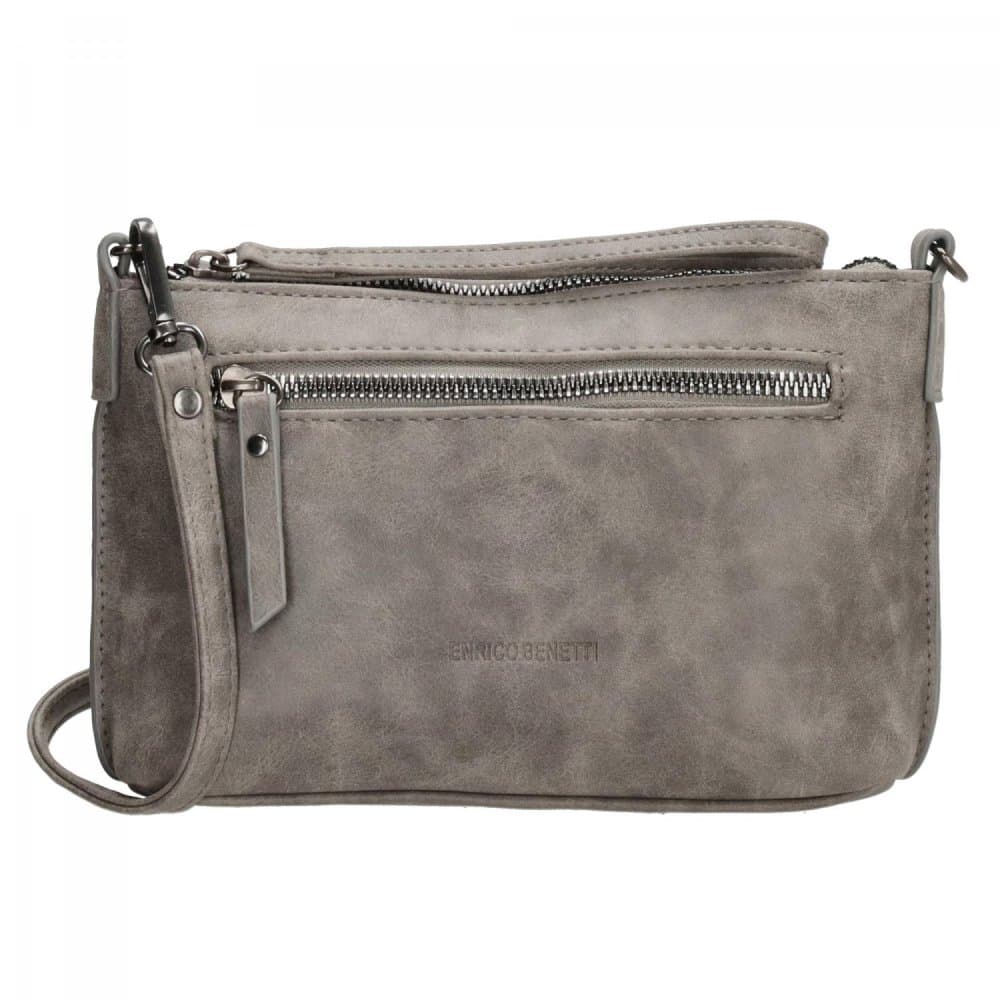 Malá crossbody kabelka Enrico Benetti Zoë 66907-124 šedá
