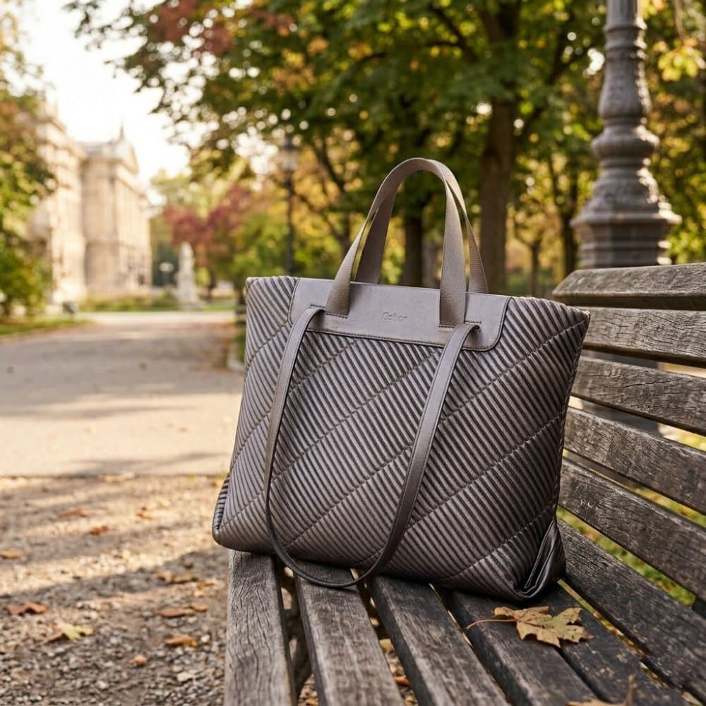 Dámská kabelka Finley zip shopper M - metalická hnědá 012042 5