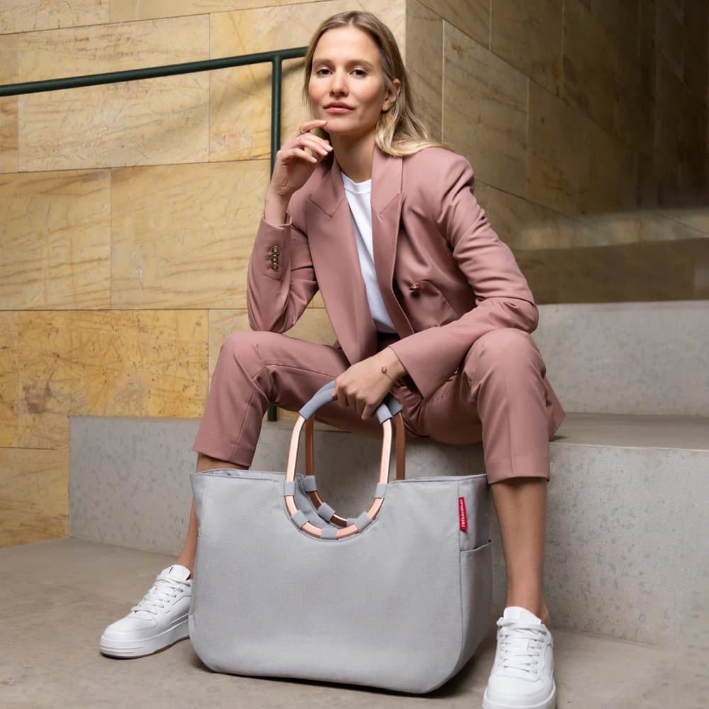Reisenthel Loopshopper L Frame Twist sky rose OR1036 městská taška 5