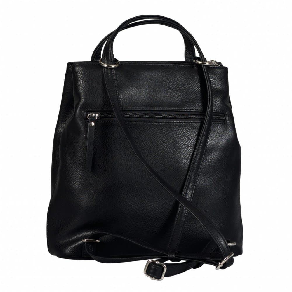 Gabor Mina Backpack M dámský koženkový batoh a kabelka 000890 černý 4