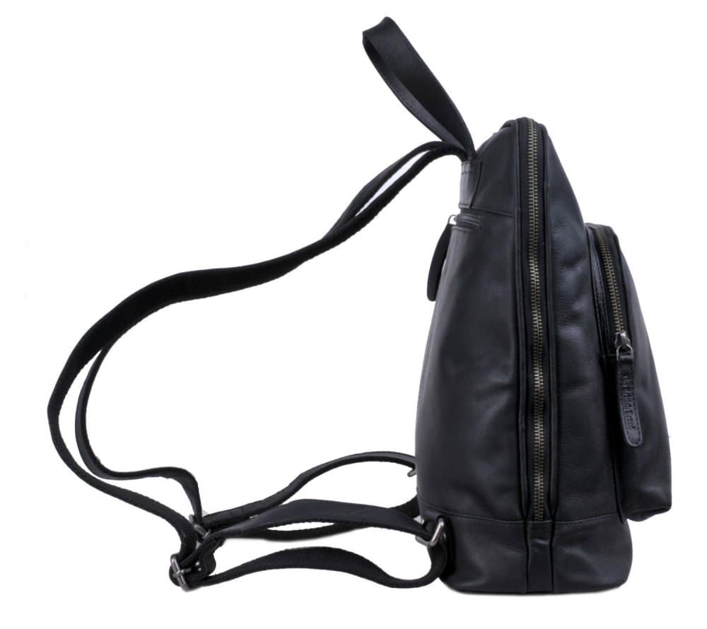 Černý kožený batoh LBB-133 2