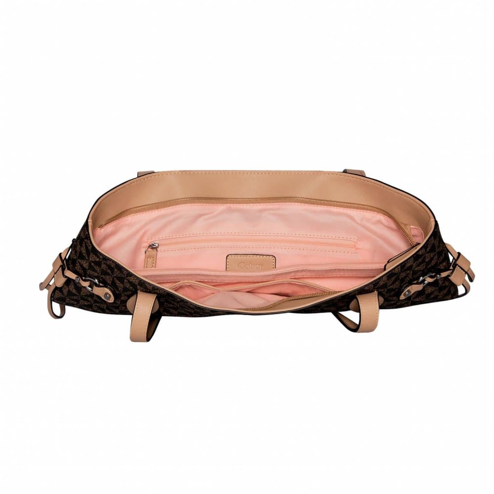 Kabelka Gabor Barina zip shopper mixed brown 8441-136 hnědá 3