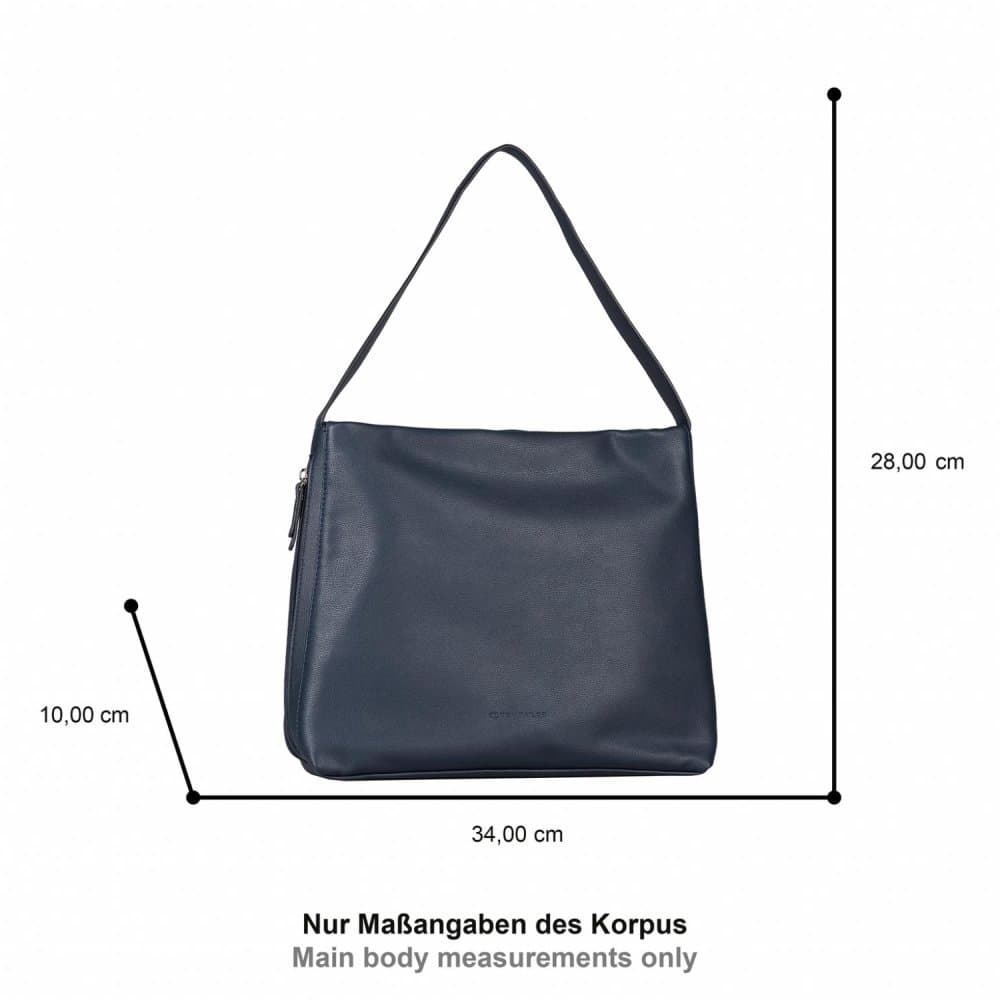 Tom Tailor Yuma Hobo Bag M Dark Blue 011438 – elegantní tmavě modrá kabelka 3