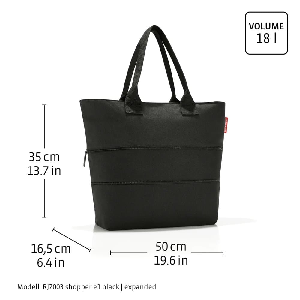 Nákupní kabelka se zipem Reisenthel Shopper E1 twist maroon RJ3104 4