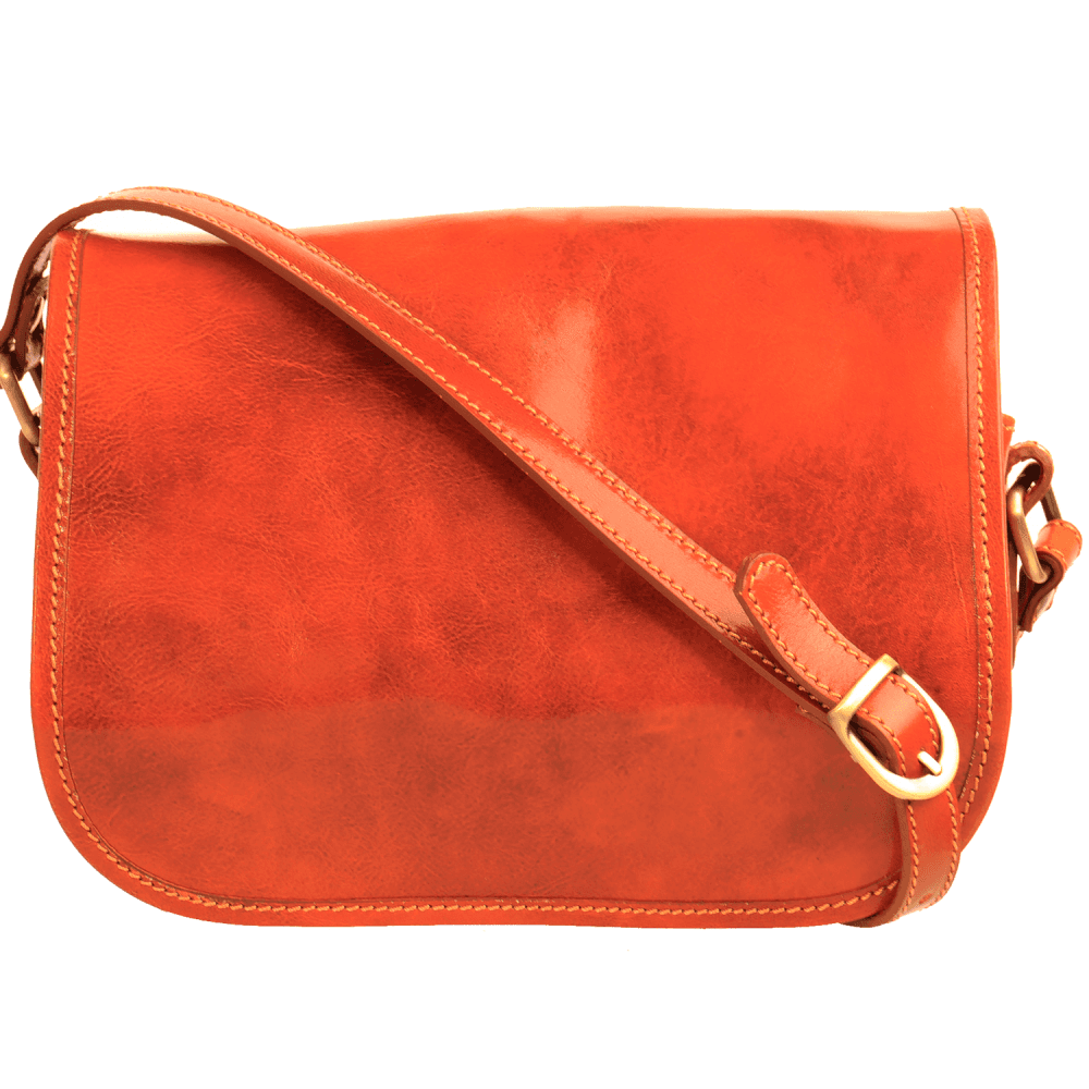Giglio leather Dámská kožená kabelka 0588 světle hnědá 2