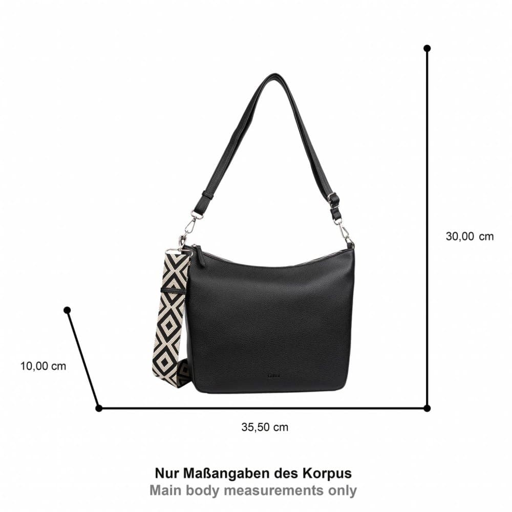 Gabor Linda velká kabelka hobo bag M 11674 černá 2